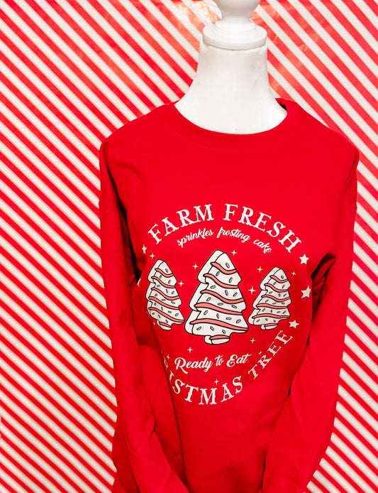 Christmas Snack Tree Farm Sweatshirt