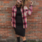 Pretty In Pink Plaid Shacket