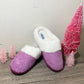 Raspberry Cozy Slippers