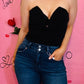 Lovetaker Strapless V-Neck Bodysuit