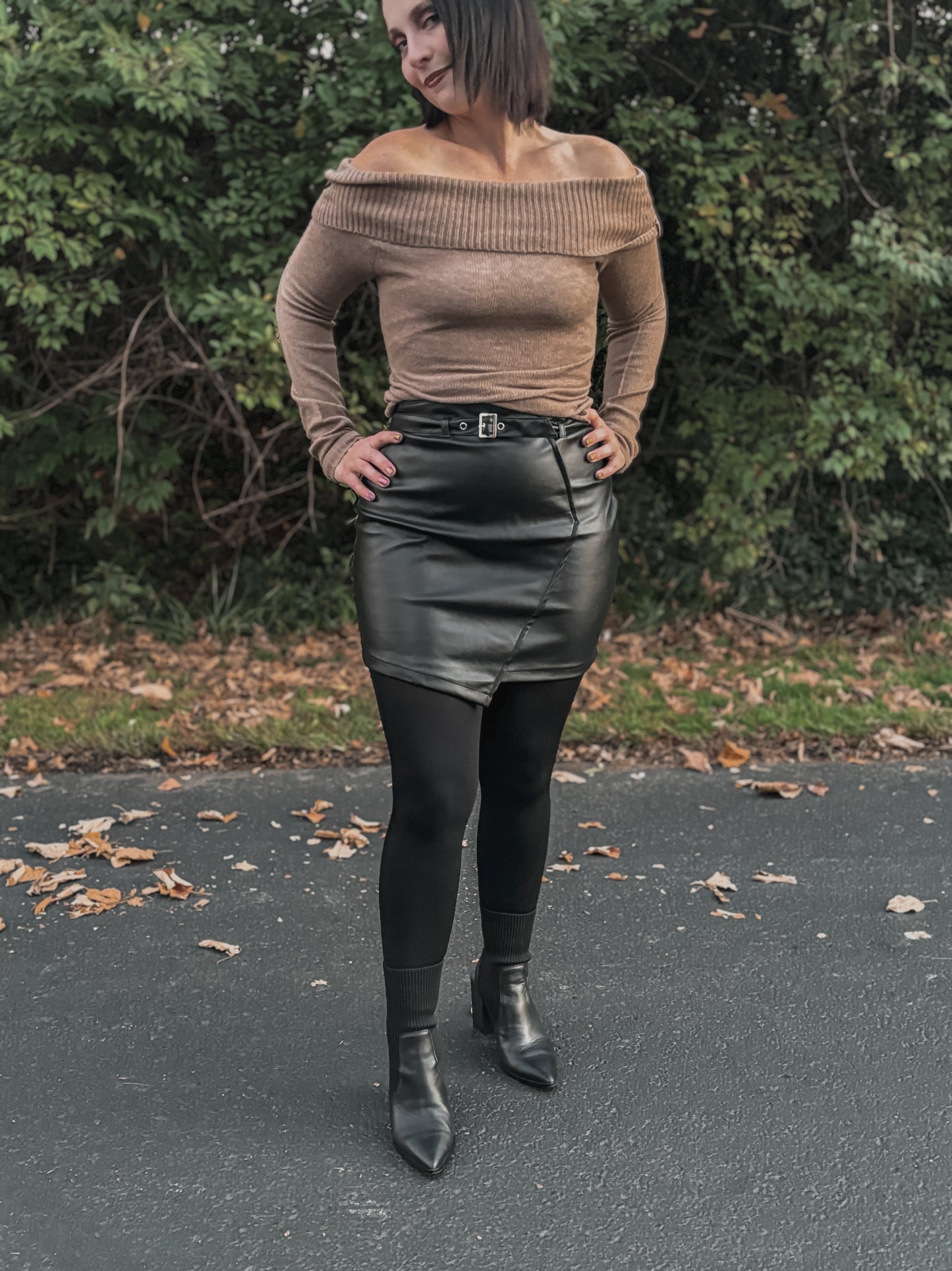 Phoebe Faux Leather Mini Skirt