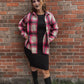 Pretty In Pink Plaid Shacket