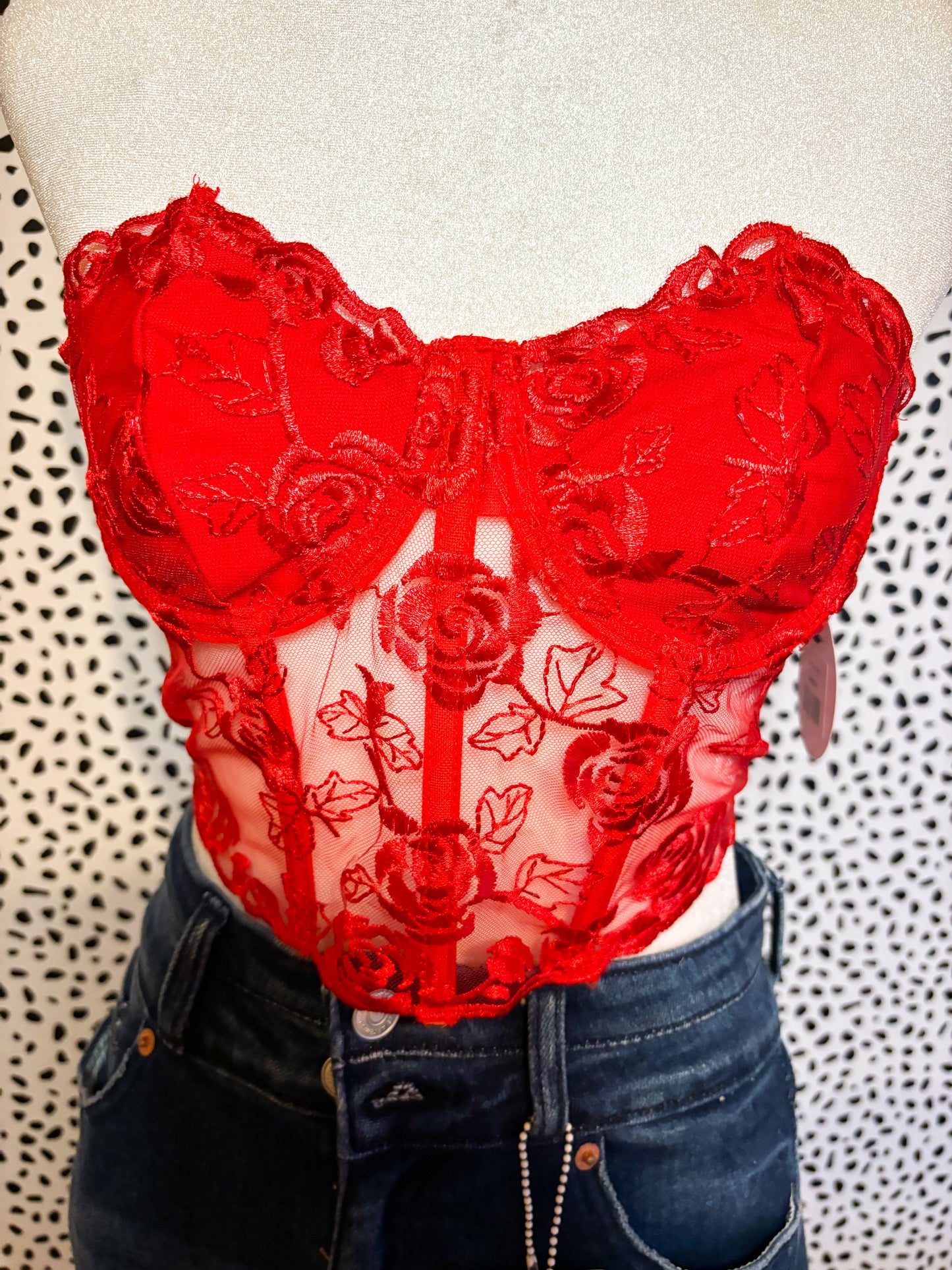 Secret Rose Corset Top