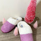 Raspberry Cozy Slippers