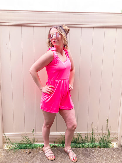 Pop Of Color Romper