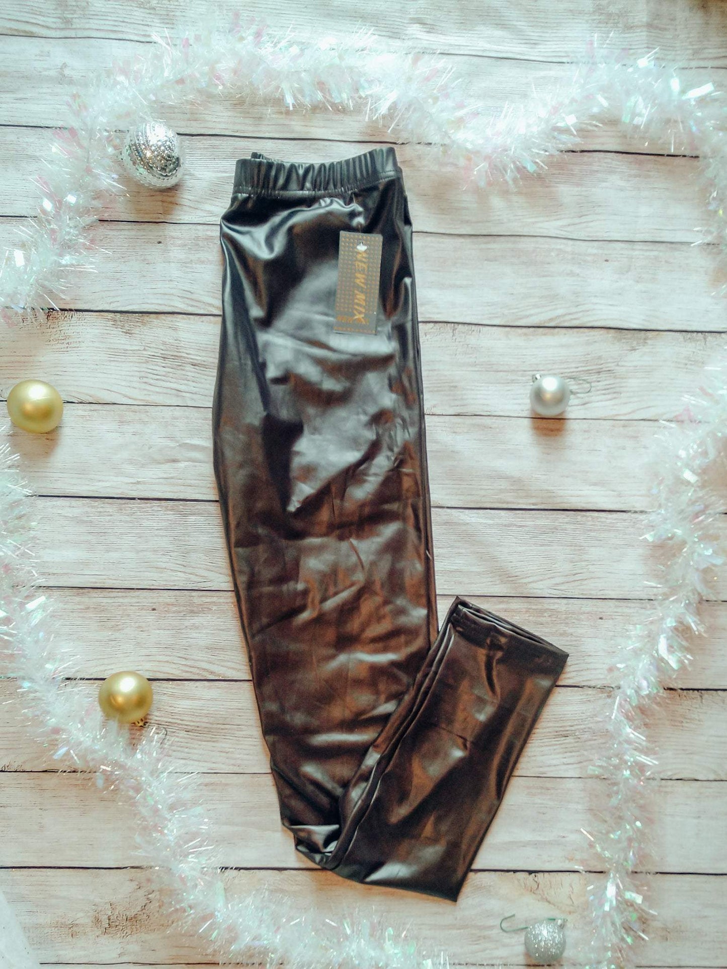 Faux Leather Leggings Black-Emysclosetllc-