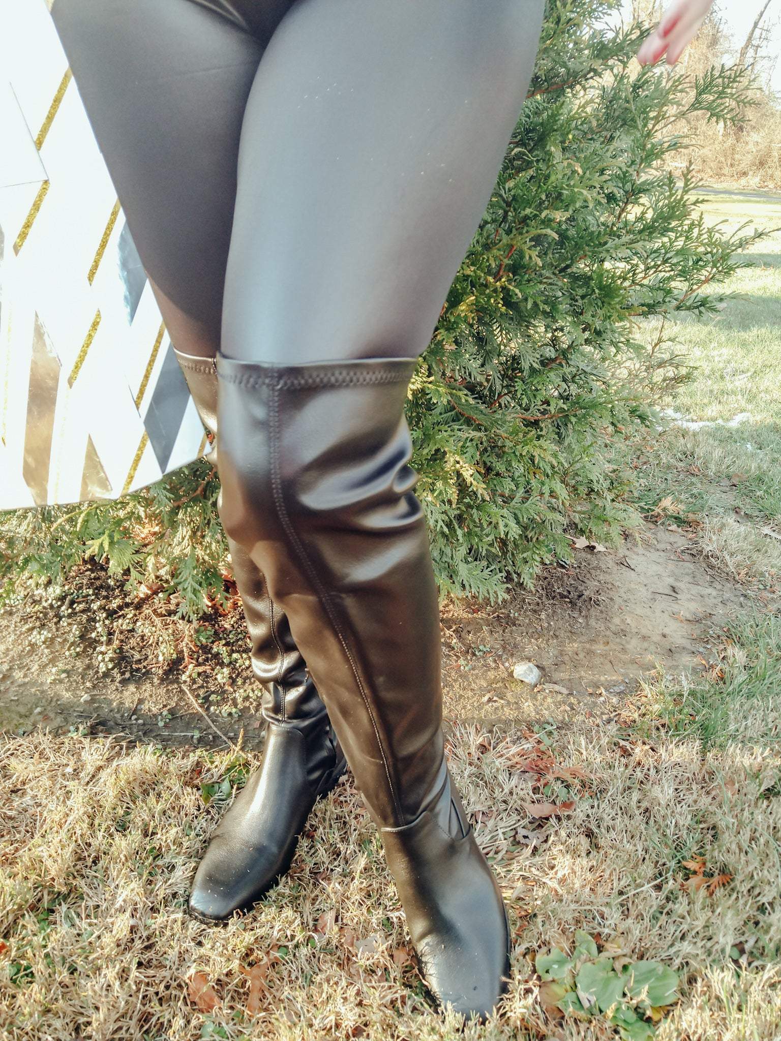 Faux Leather Leggings Black-Emysclosetllc-