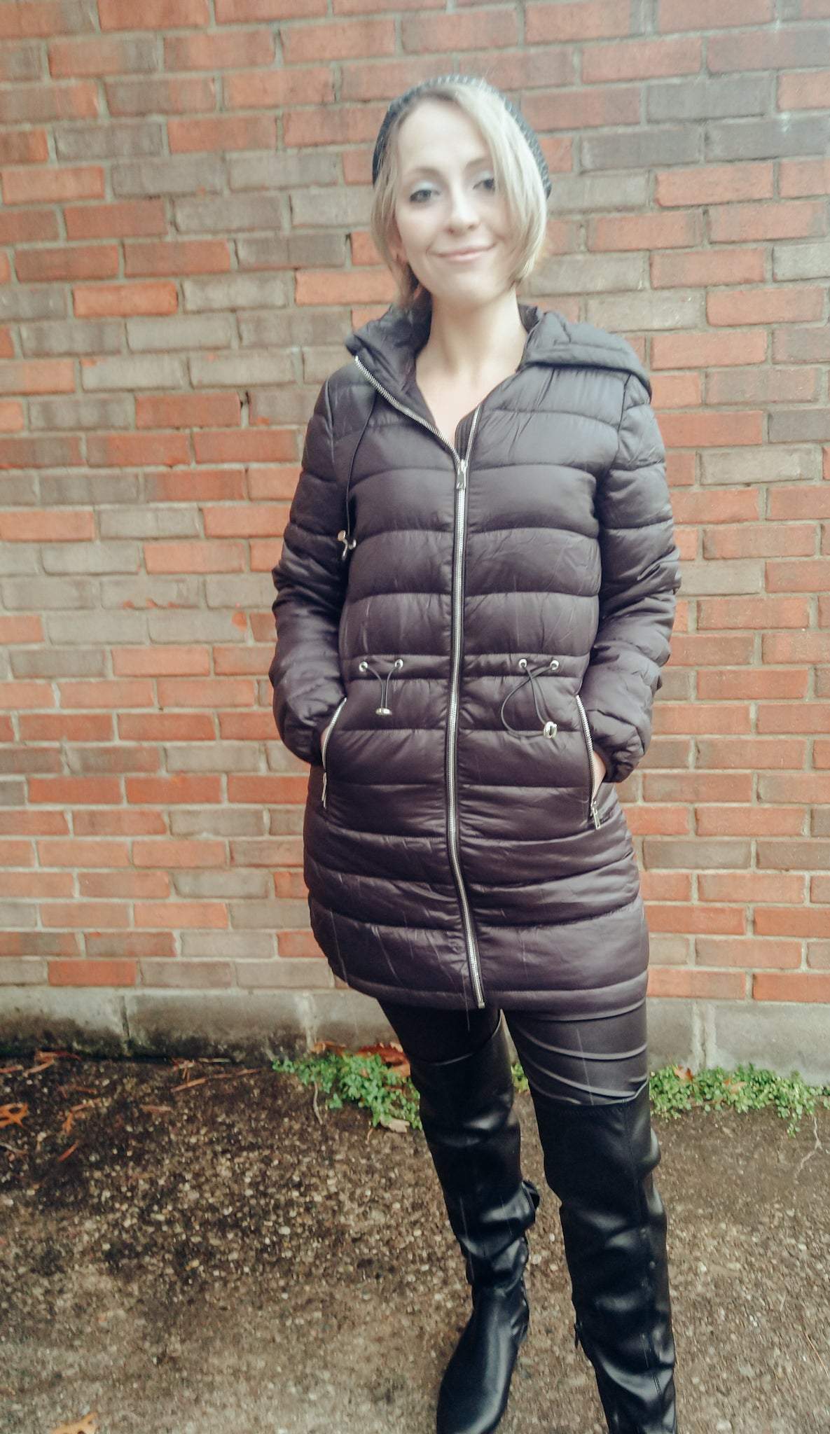Ultra Lightweight Long Line Padded Coat-Emysclosetllc-
