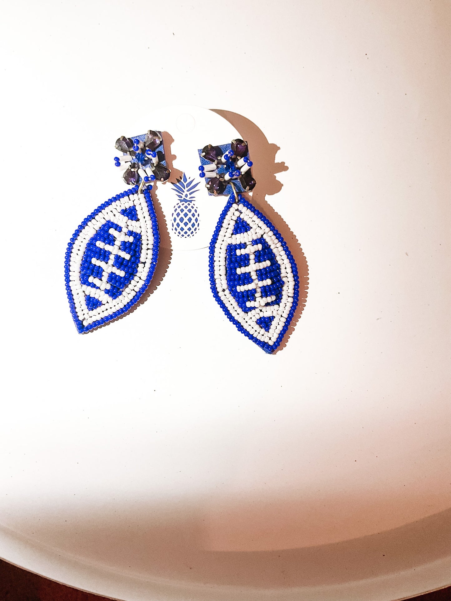 Show Your Spirit Football Earrings