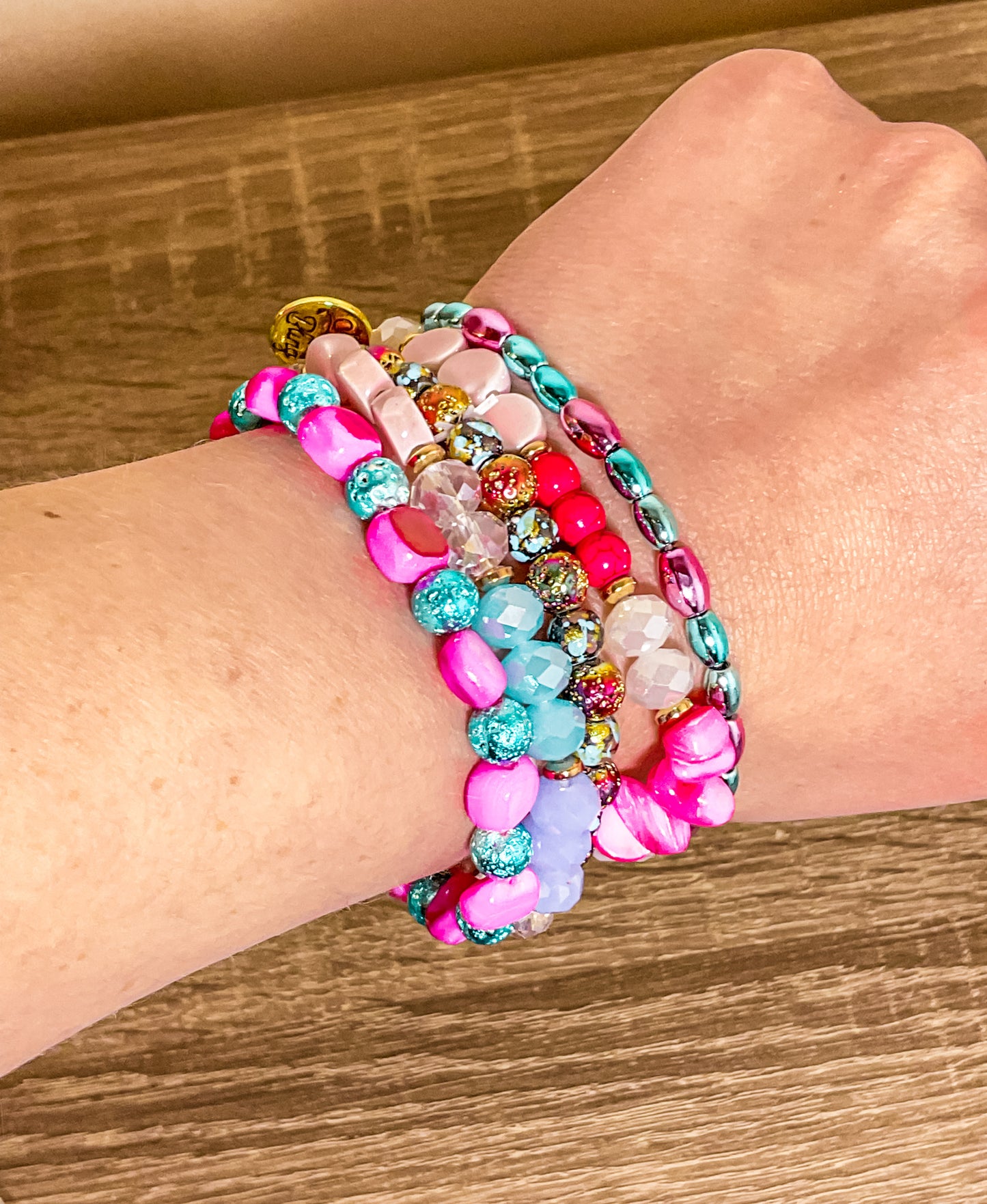 Cotton Candy Dreams Bracelet Stack(5PC Set)