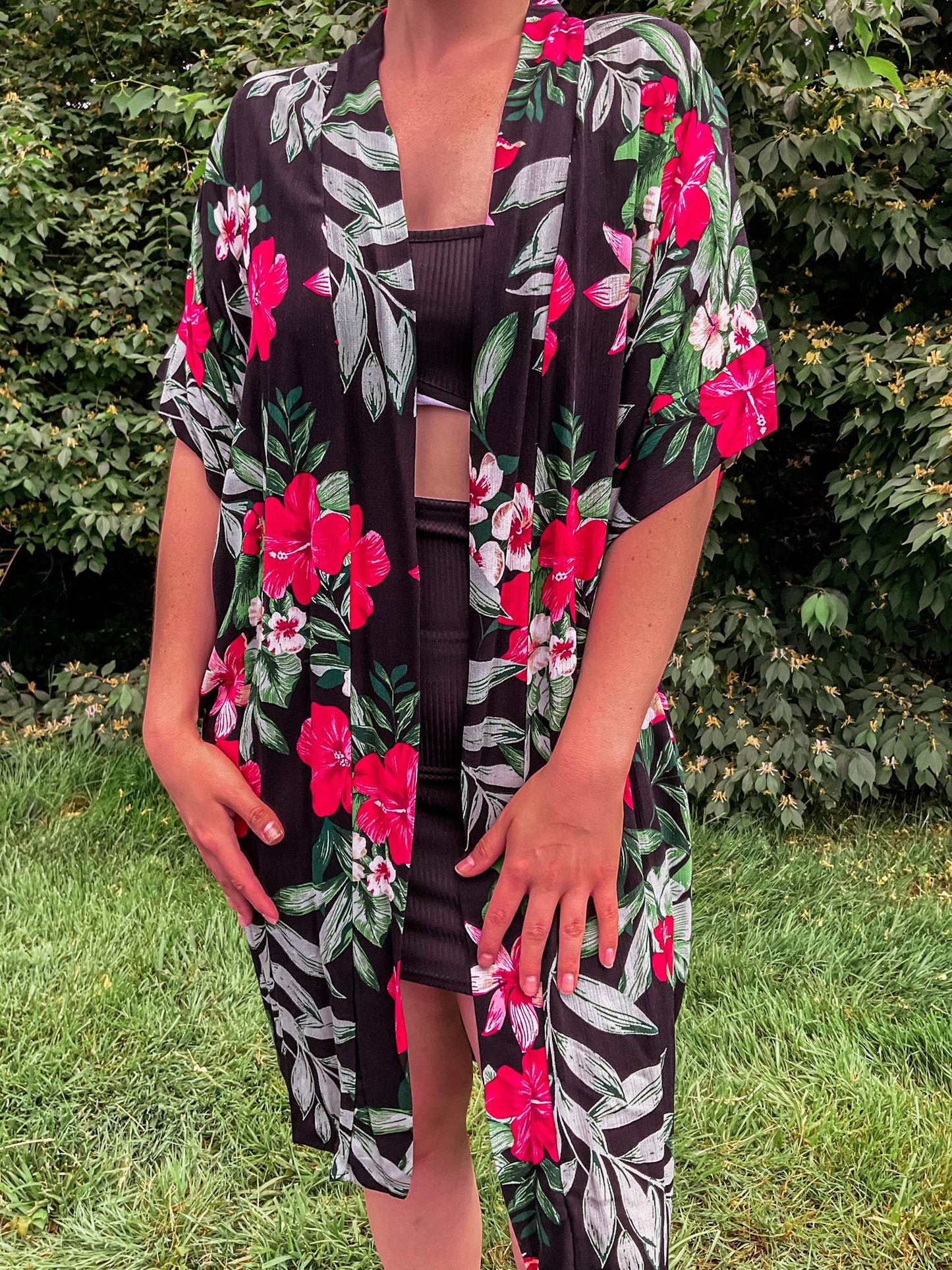 Tropical Floral Kimono-Oddi-