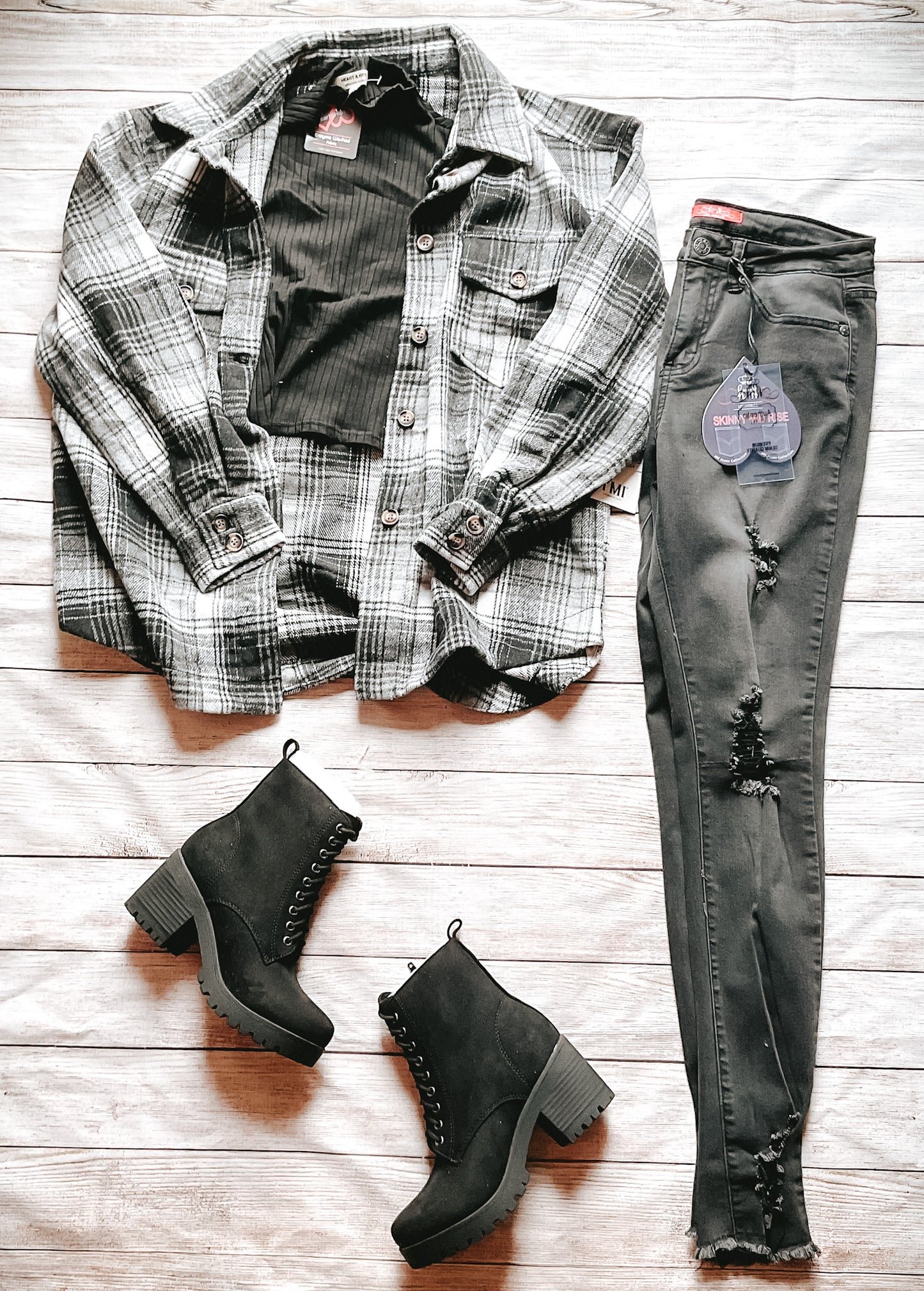 Shaded Plaid Shacket