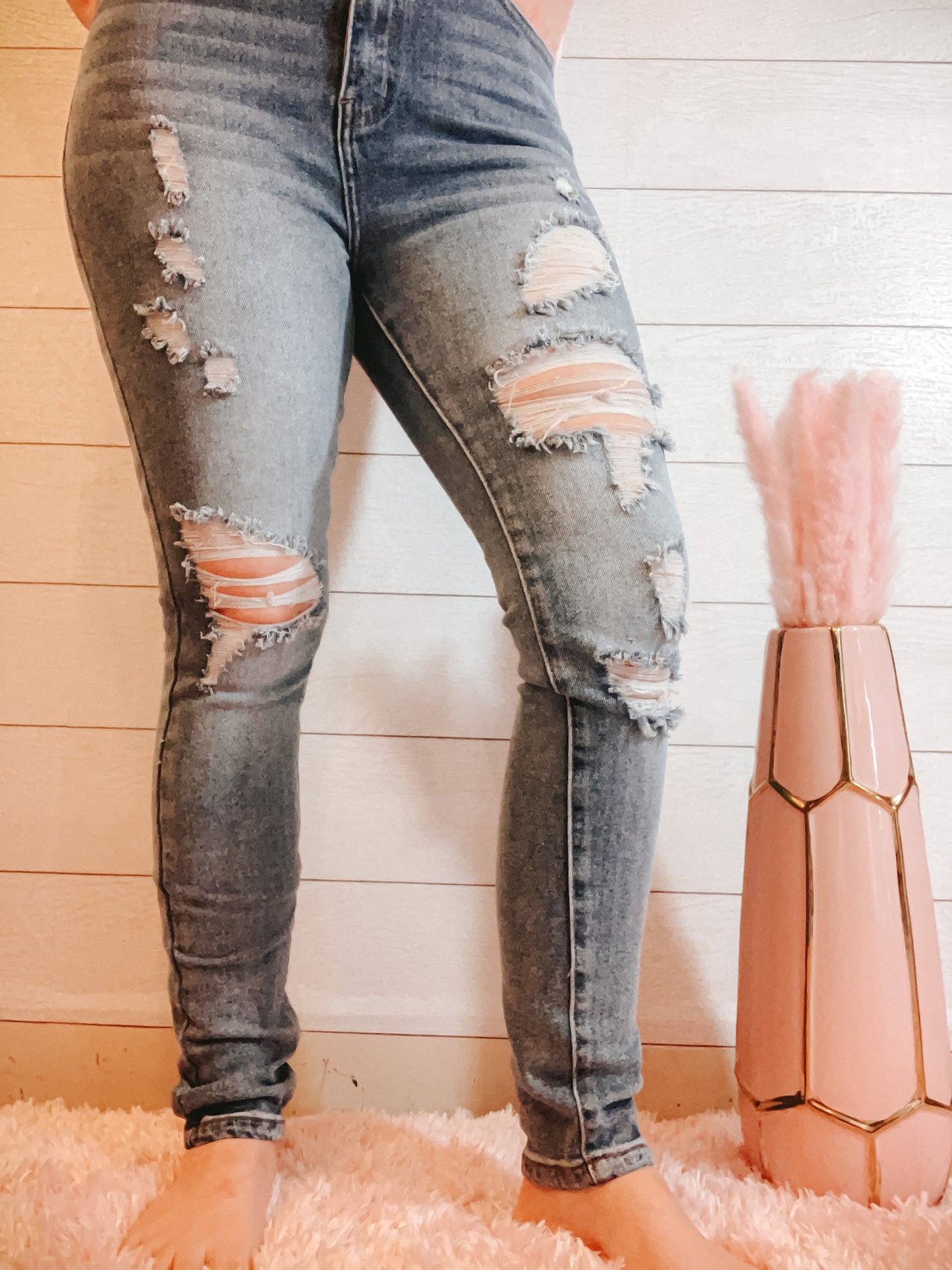 Distressed Skinny Jeans