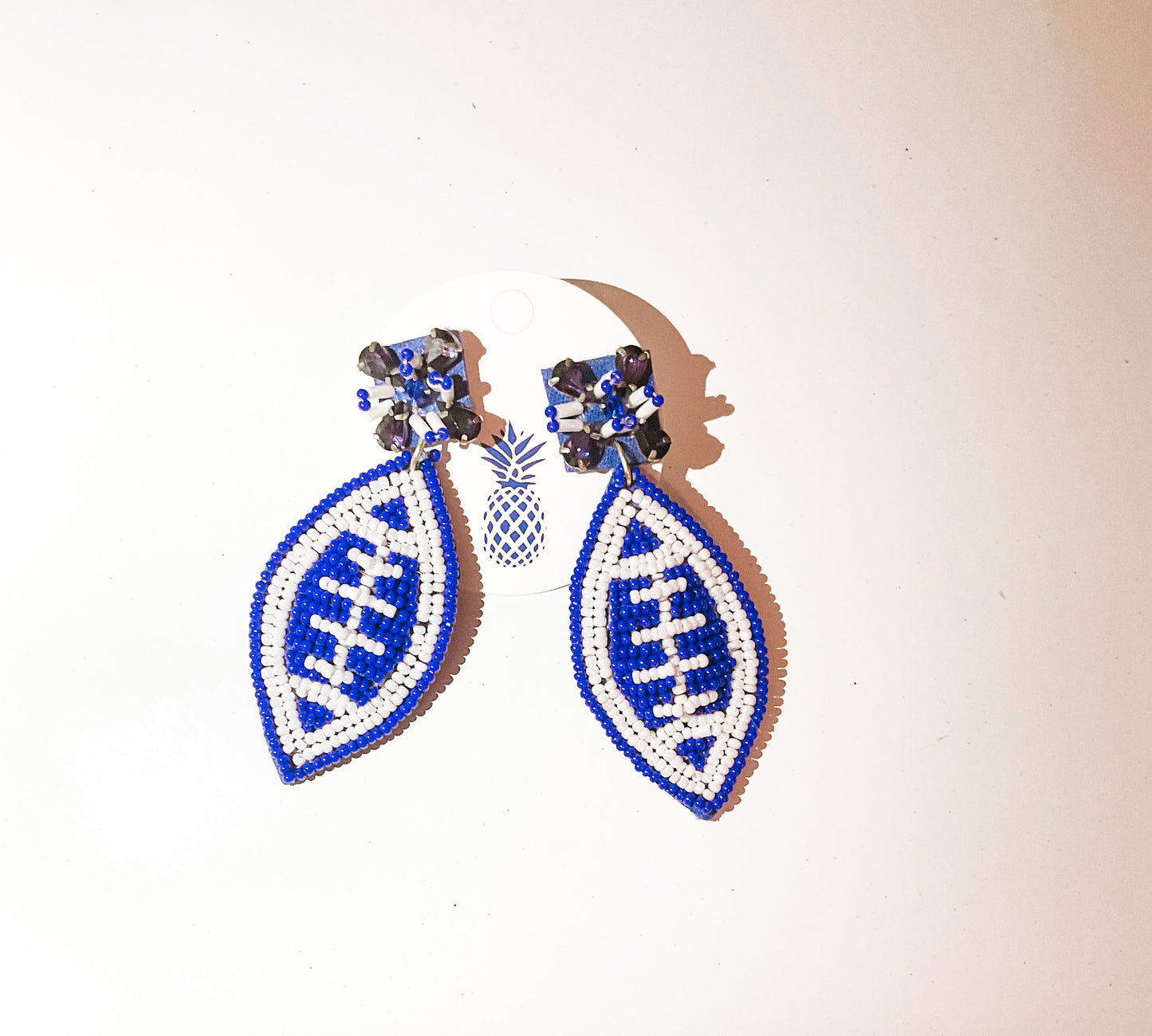 Show Your Spirit Football Earrings