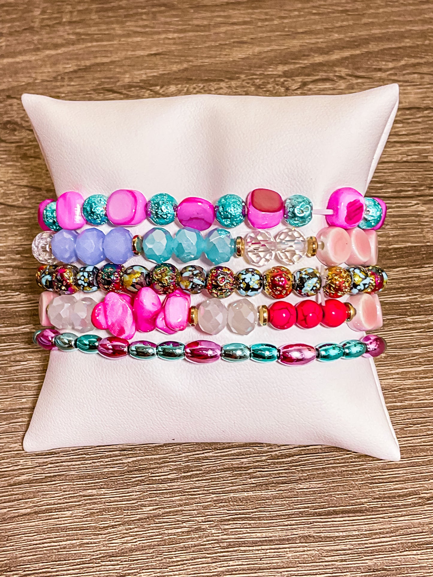 Cotton Candy Dreams Bracelet Stack(5PC Set)