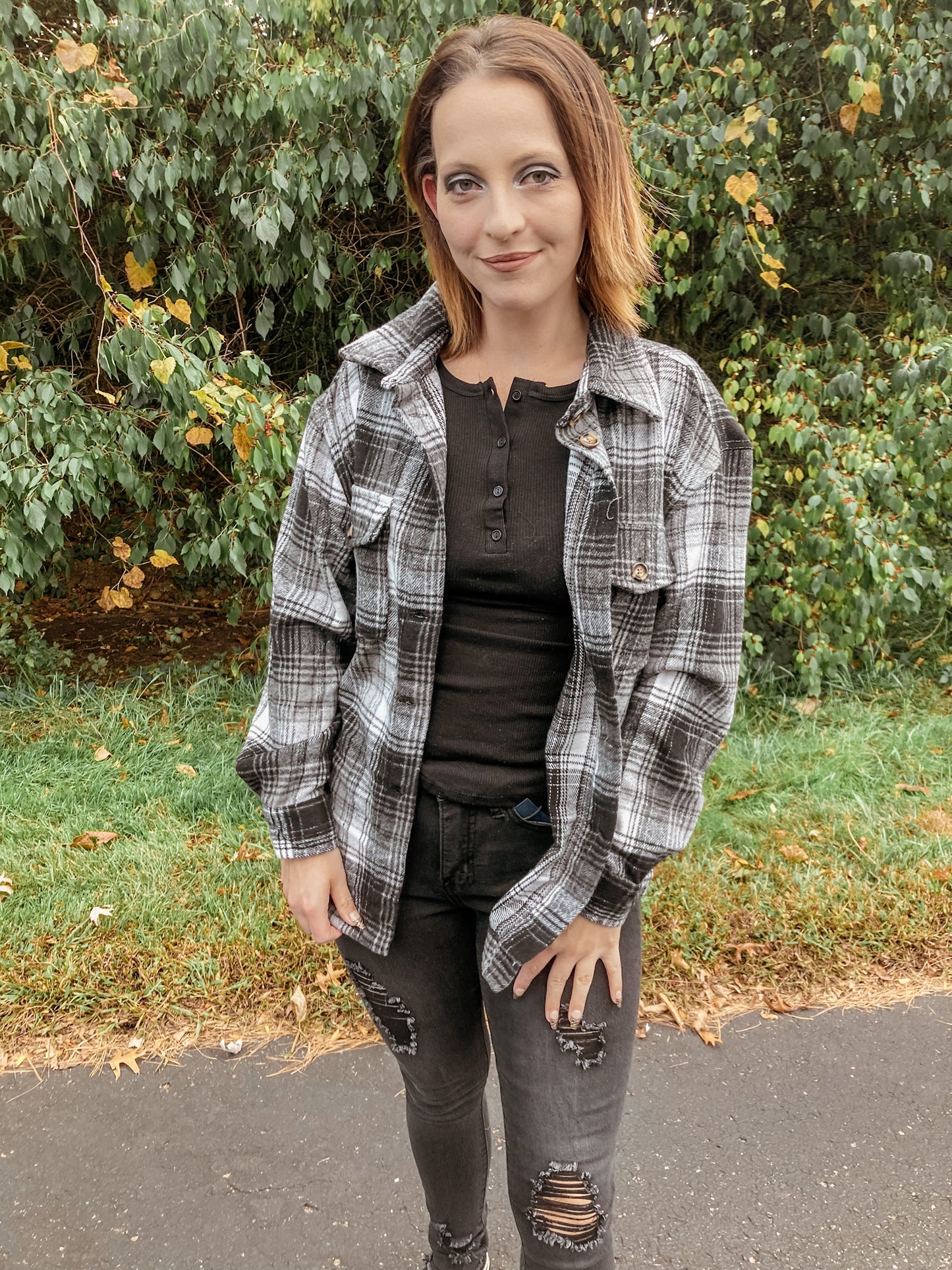 Shaded Plaid Shacket