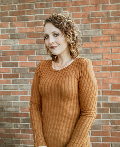 Pumpkin Spice Mini Dress