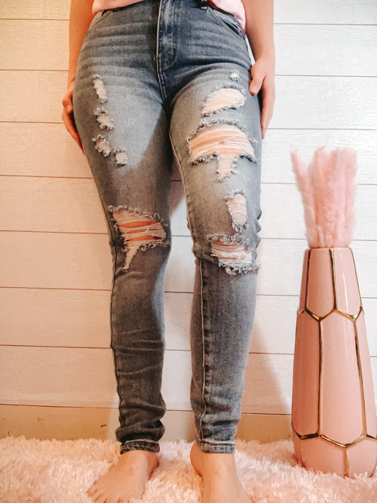 Distressed Skinny Jeans