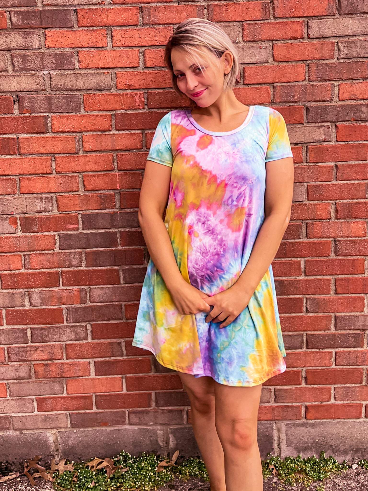 Tie Dye Swing Dress-Acting Pro-