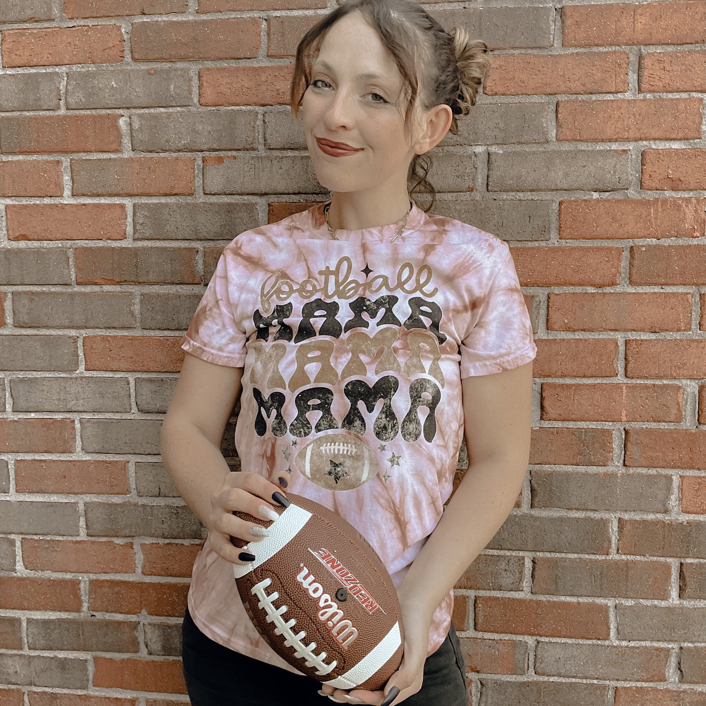 Spunky Football Mama Tee