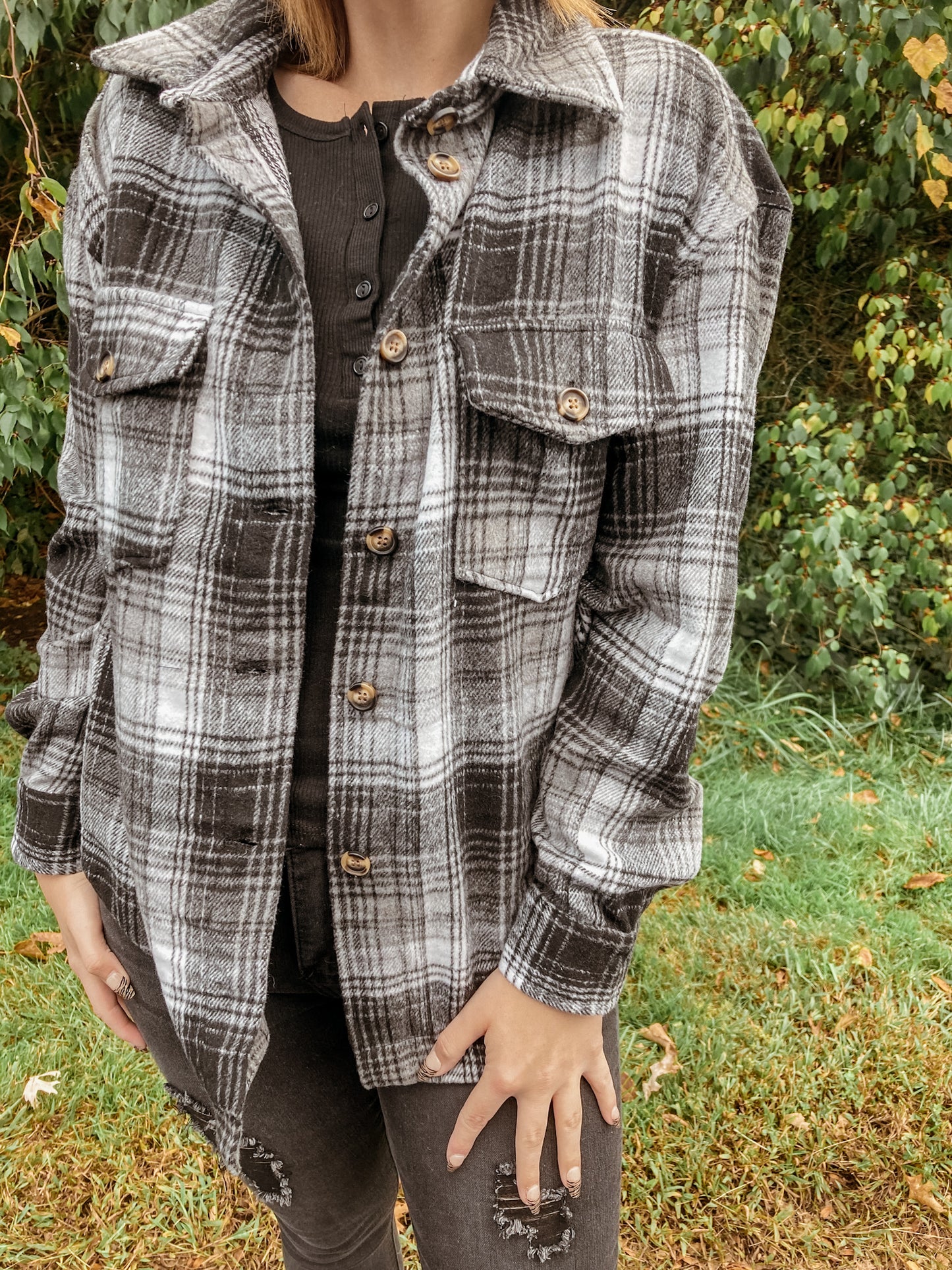 Shaded Plaid Shacket